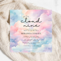 She's On Cloud 9 Dreamy Stars Bridal Shower