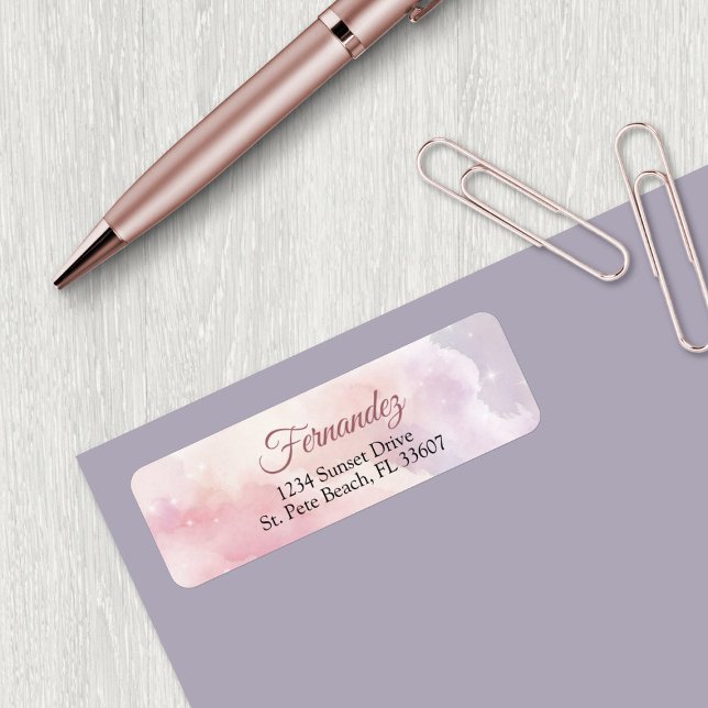 She's On Cloud Nine Bridal Shower Label (Creator Uploaded)