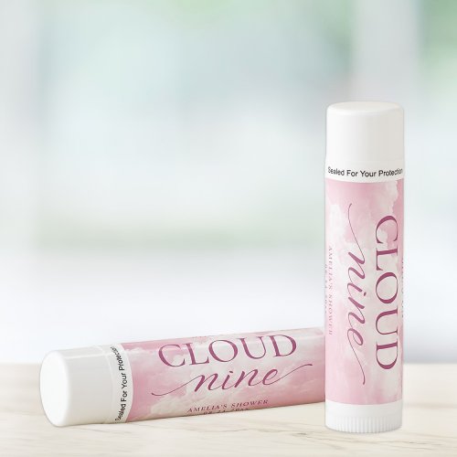 She's On Cloud Nine Pink Bridal Shower