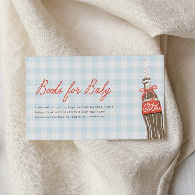 She's Ready To Pop Baby Shower Book Request Card (Creator Uploaded)