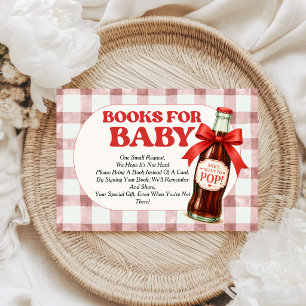 She's Ready to Pop Baby Shower Books for Baby Enclosure Card