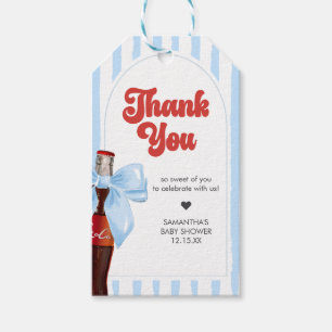 She's Ready to Pop Baby Shower Favor Tags