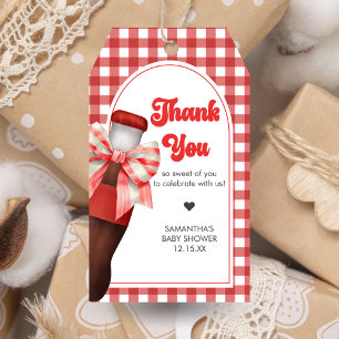 She's Ready to Pop Baby Shower Favor Tags