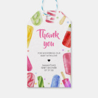 She's Ready to Pop Baby Shower Favor Tags