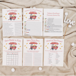 She's Ready to POP! Baby Shower Game Invitation