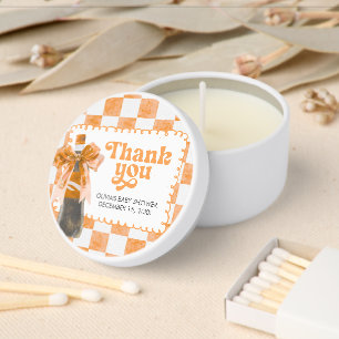 She's Ready to Pop Baby Shower Mini Candle Favors