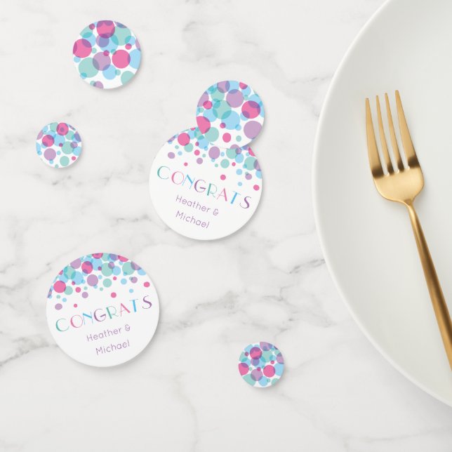 She's Ready to Pop Baby Shower Polka Dots Confetti (Group)