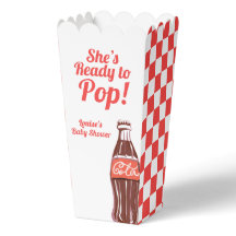 She's Ready to Pop Baby Shower Pop Corn Favor