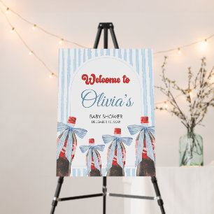 She's Ready to Pop Baby Shower Welcome Sign