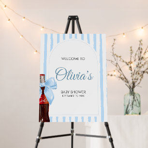 She's Ready to Pop Baby Shower Welcome Sign