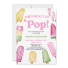 She's Ready To Pop Pink Popsicle Baby Shower