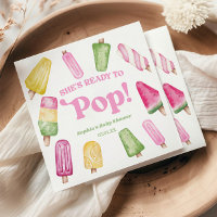 She's Ready To Pop Pink Popsicle Baby Shower