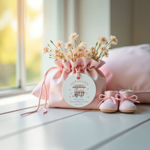 She's Ready to POP! Popcorn Baby Shower Favor Tags