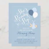 She's Ready To Pop! Shower Invitation (Front/Back)