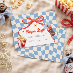 She's Ready To Pop Soda Baby Shower Diaper Raffle Enclosure Card