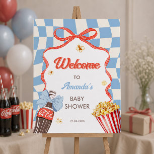 She's Ready To Pop Soda Baby Shower Welcome Sign