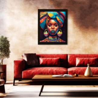 She's Royal Wall Art | Black Woman Art