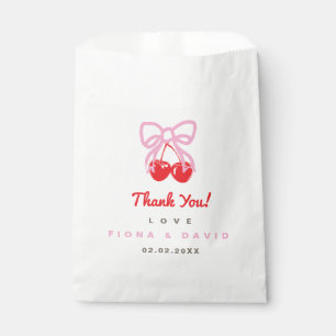 Shes the cherry on top baby shower favor bag