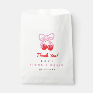 Shes the cherry on top baby shower favor bag