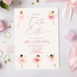 She's Tutu Cute Ballerina 2nd Birthday Party Invitation<br><div class="desc">This is a She's Tutu Cute Pink Ballerina Ballet 2nd Birthday Party Invitation!</div>