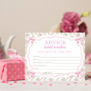 She's Tying the Knot Advice and Wishes Cards