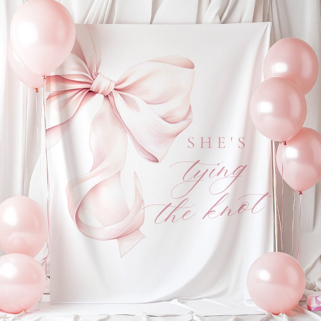 She's tying the Knot Bridal Shower Backdrop (Creator Uploaded)