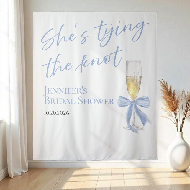 She's Tying the Knot | Bridal Shower Backdrops (Creator Uploaded)