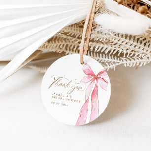 She's Tying The Knot Bridal Shower Favor Tags