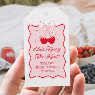 Shes Tying the Knot Bridal Shower Gift Tags