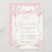 She's Tying the Knot Bridal Shower Invitation