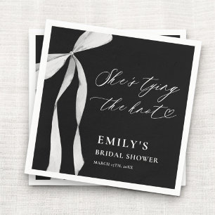 She's Tying the Knot Bridal Shower Napkins