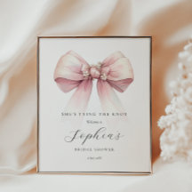 Shes Tying The Knot Bridal Shower Welcome