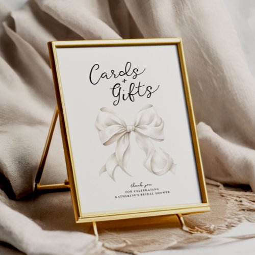 Shes Tying the Knot Cards  Gifts Table Sign