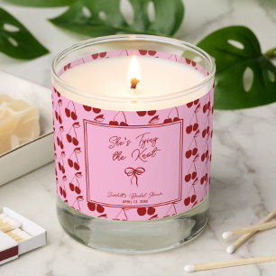 She's Tying the Knot Cherry Bridal Shower Scented Candle