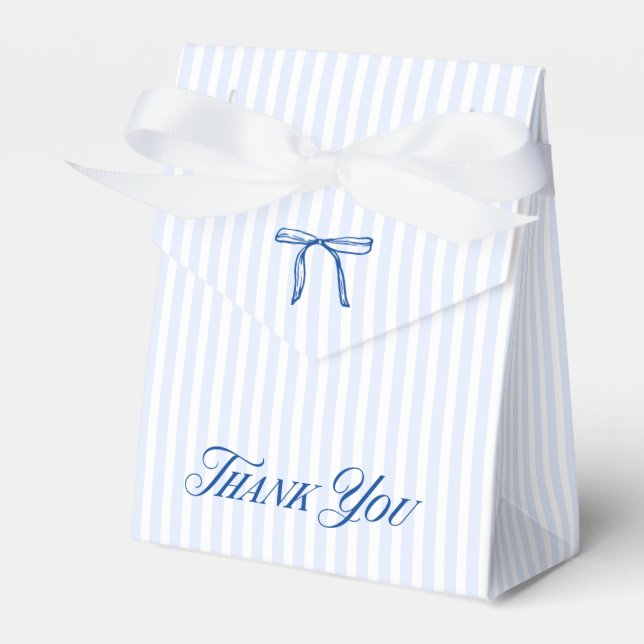 She's Tying The Knot Coastal Elegant Hand Drawn Favor Boxes (Front Side)