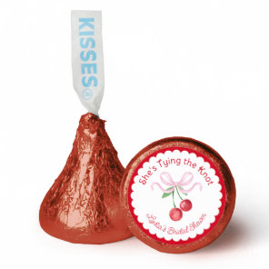 She's Tying the Knot Coquette Cherry Bridal Shower Hershey®'s Kisses®