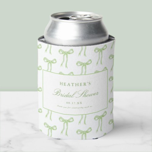 Shes Tying The Knot Green Bridal Shower Favors Can Cooler