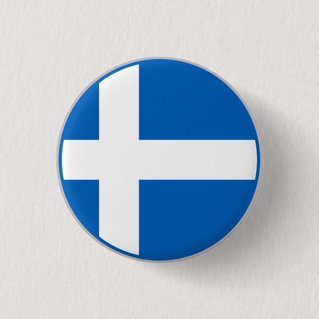 Shetland Flag Button (Front)
