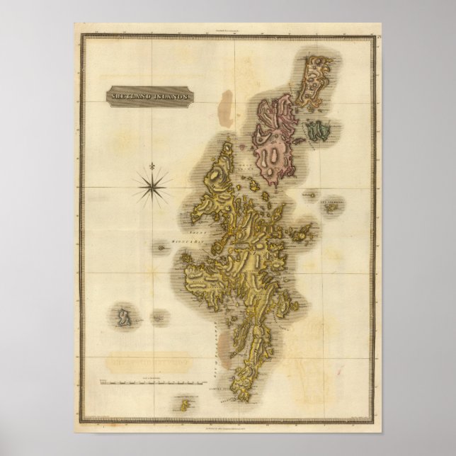 Shetland Islands Poster (Front)