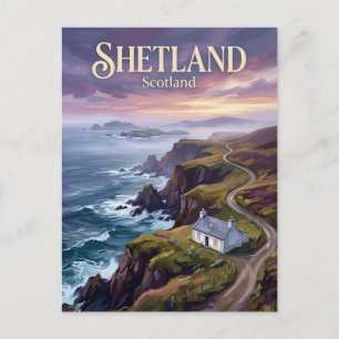 Shetland Islands Scotland Postcard