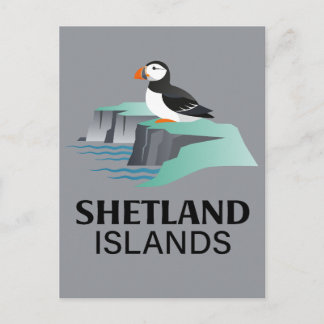 Shetland Islands Scotland United Kingdom Postcard