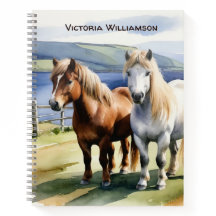 Shetland Ponies Countryside Equine Custom Name