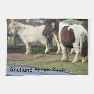Shetland Ponies Roam Kitchen Towel