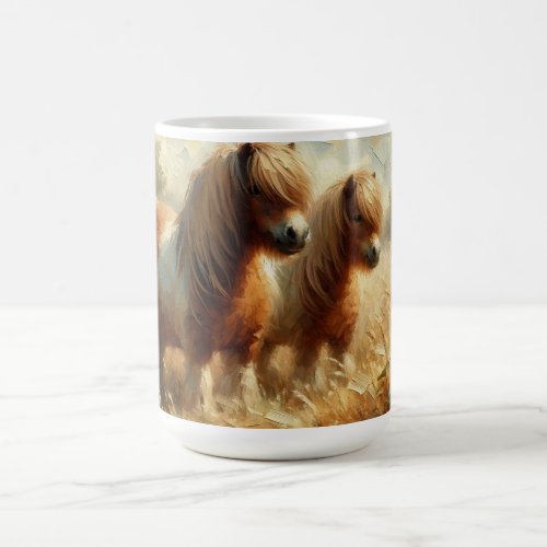 Shetland Pony Coffee Mug No4 Set of six Shetland