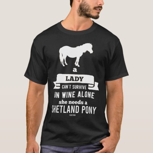 Shetland Pony Shetty ride Gift T_Shirt