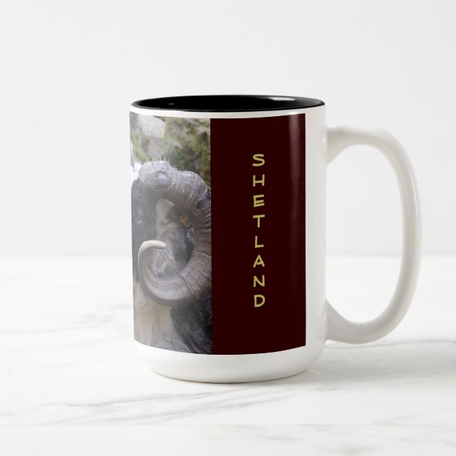 SHETLAND RAM COFFEE MUG - DREAM WEAVER (Right)