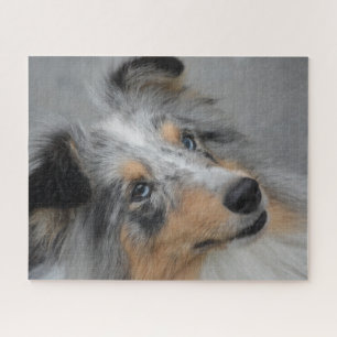 Shetland Sheep Dog Jigsaw. Jigsaw Puzzle