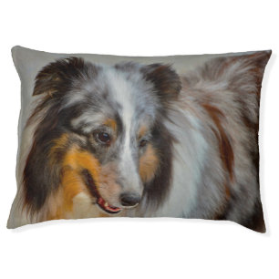 Shetland Sheep Dog. Pet Bed