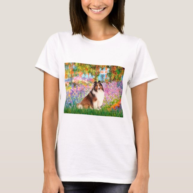 Shetland Sheepdog 7 - Garden T-Shirt (Front)