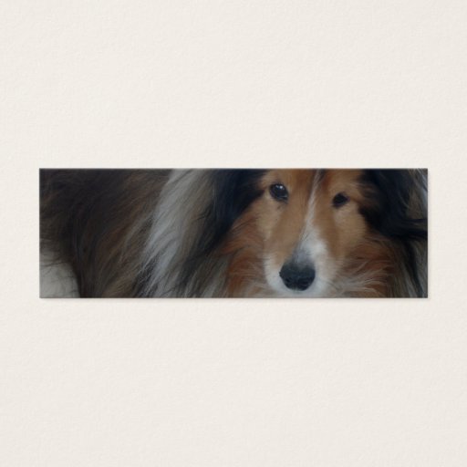 Customizable Shetland Sheepdog Bookmark Business Card Templates